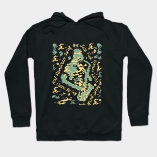 Saxophone Musician With Jazz Genres Creative Style Hoodie